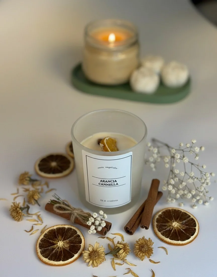 Candela Satinata Bianca